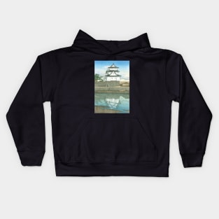 Takamatsu Castle in Sanuki by Kawase Hasui Kids Hoodie